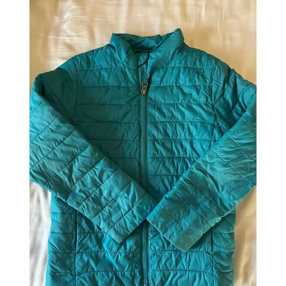 Lands end teal jacket size 7